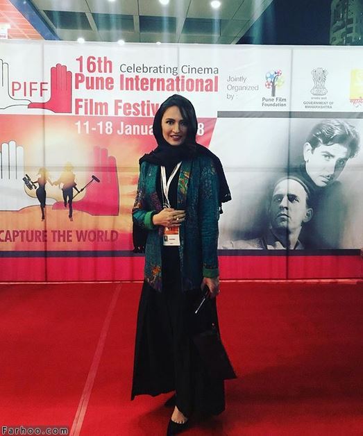 تیپ گلاره عباسی در جشنواره فیلم پونه هند