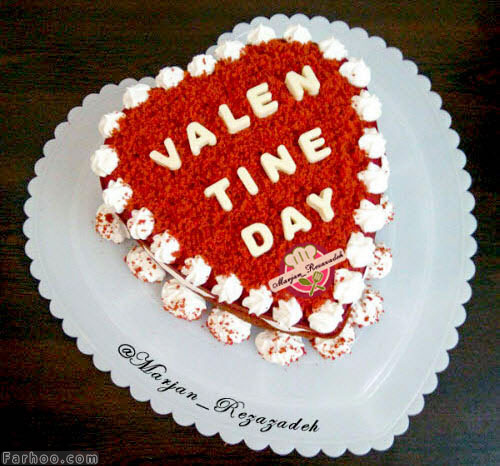 کیک رِدوِلوِت یا کیک مخملی برای روز عشق
