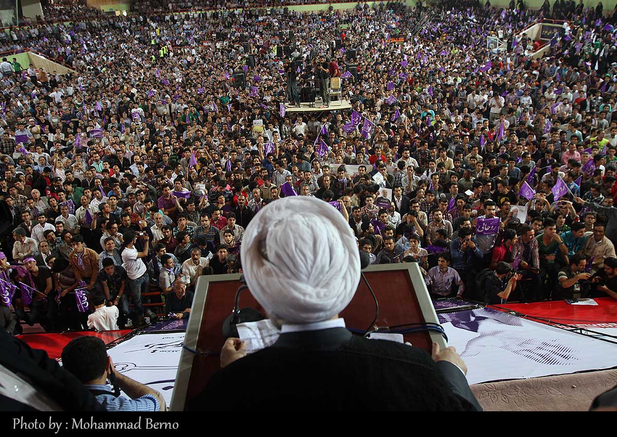 روحانی:سلام بر شما مردم که در 29 اردیبهشت 96، دوم خرداد 76 را تکرار خواهید کرد.