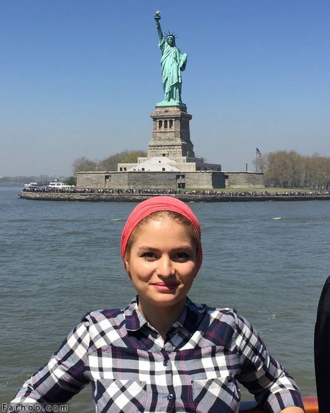 حضور بهناز شفیعی دختر موتورسوار ایرانی در آمریکا(15عکس)