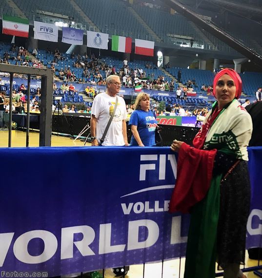 لیلا بلوکات تماشاگر ویژه لیگ جهانی والیبال در ایتالیا(7غکس)