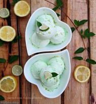 طرز تهیه بستنی لیمویی در منزل