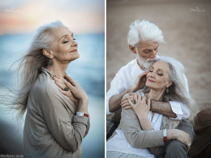 زن و شوهر پیر و جذابی که دل شما را آب میکنند!(11 عکس)