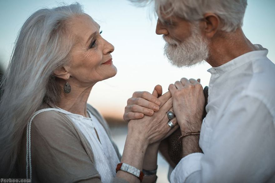 زن و شوهر پیر و جذابی که دل شما را آب میکنند!(11 عکس)