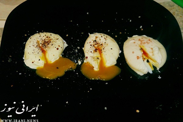 طرز تهیه تخم مرغ جیبی با سس مایونز و گوجه فرنگی
