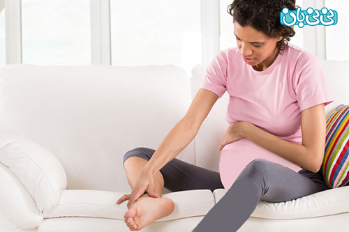 درمان پا درد در دوران بارداری