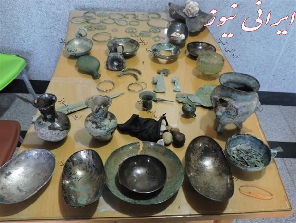 کشف اشیای عتیقه ۳۰۰۰ ساله در مازندران