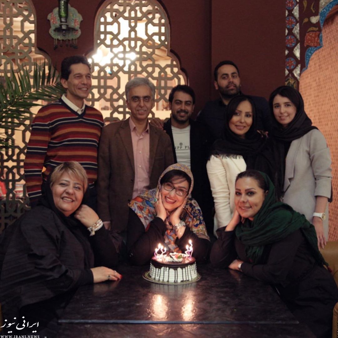 پرستو صالحی در جشن تولد معصومه کریمی