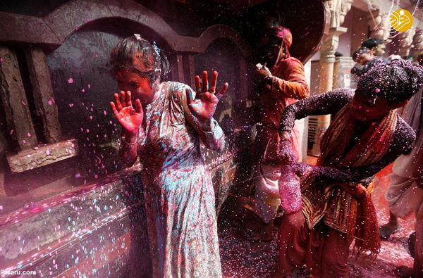 تصاویر رنگارنگ از جشن هولی در هند