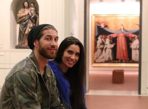 راموس و همسرش در موزه هنری