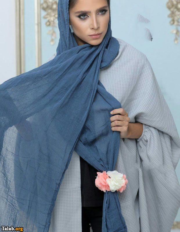 کلکسیون های جذاب مدل جدید مانتو و شال بلند ایرانی