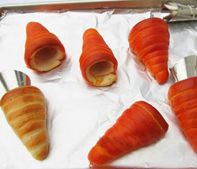 طرز تهیه سالاد الویه به شکل هویج